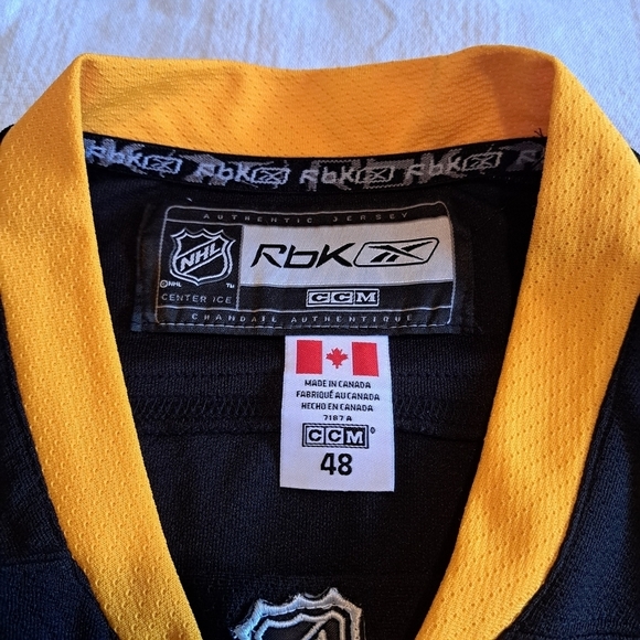 CCM Reebok NHL Pittsburg Penguins Kris Letang men's size 48 hockey jersey - Picture 4 of 6